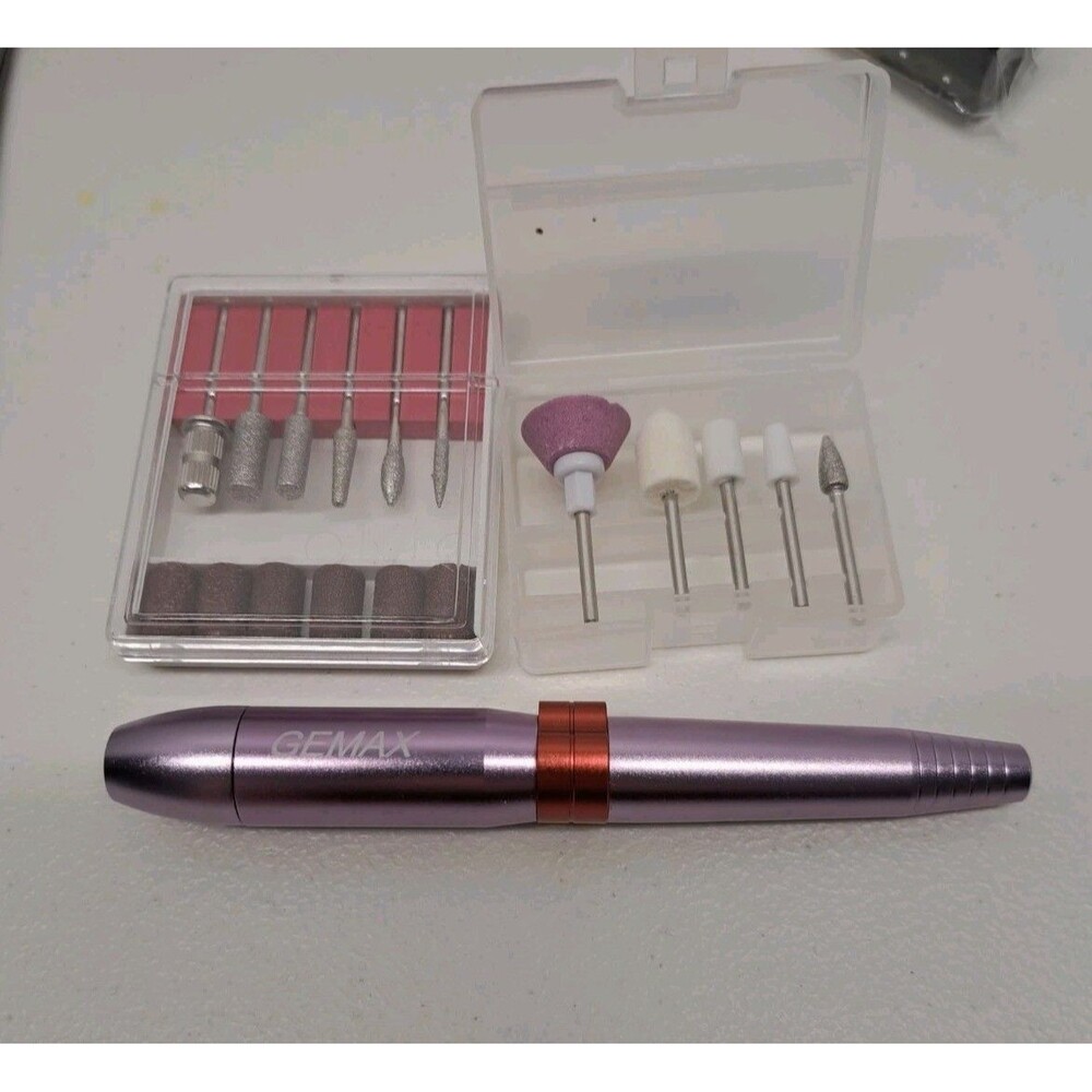Gemax Portable Electric Acrylic Nail Drill - Manicure - Glass nail File New* - Picture 2 of 3